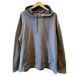 Tommy Hilfiger Sweatshirt Hoodie Pullover Red Label Premium Vintage Grey Size XL